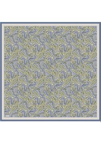 Resim BELLİ Saf İpek Eşarp 4101d Twill İpek - 90 X 90 / Yeşil Yeşil 