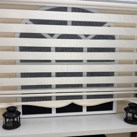 Resim StorBurada Zebra Stor Perde Ekru Etek Dilimli STB-400-V02 Ekru 190 x 200 