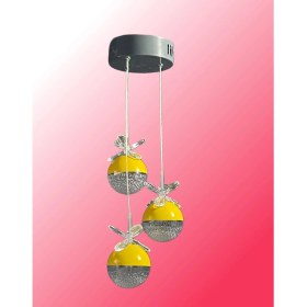 Resim Serçe'den 3lü Şeker LED Genç Kız Odası Sarkıt Avize 