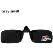 Resim Terokk Unisex Klip-polarize Sürüş Gözlükleri Uv400 Gündüz/gece Kullanım Flip-up Lensgri51 Gri 