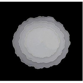 Resim adarya Epoksi Reçine Yuvarlak Kek Standı Kalıbı Seti 