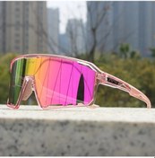 Resim Willowhaven Nrc Unisex Spor Bisiklet Pembe Renk Aynalı Pc Lens Tr Çerçeve Dekoratif 