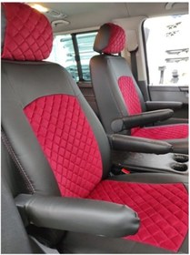 Resim Volkswagen Caravelle 8+1 Araca Özel Oto Koltuk Kılıfı (500618211) 