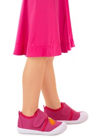 Resim KARAMAZI Strawberry Cırtlı Kız Bebek İlk Adım Ortopedik Günlük Ayakkabı 