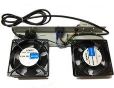 Resim LANDE HYPERLİNE Duvar tipi için 2 li Fan Modülü Termostat switch 