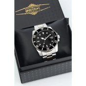 Resim Spectrum Premium Çelik Kordon Hareketli Çerçeve Takvimli Erkek Kol Saati Özel Kutusunda 