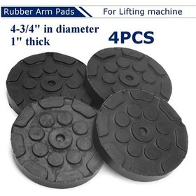 Resim "araç Kaldırma Ve Kamyon Kaldırma Desteği İçin 4 Parçalı Yumuşak Yumuşak Kauçuk Yuvarlak Kol Yastık Pedleri" 