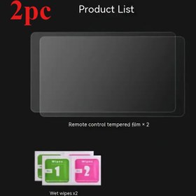 Resim 2 adet DJI Mini 4 Pro/Air 3/RC/RC2 için Temperli Cam Ekran Koruyucu - Ultra Net, Çizilmeye Karşı Dirençli ve Uzaktan Kumanda Uyumlu, Kolay Kurulum için Islak Mendiller Dahil 