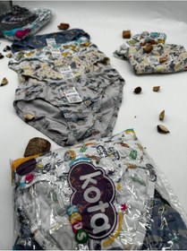 Resim Kota 1018 Erkek Çocuk Renkli Desenli Slip Külot 6 Adet 001 
