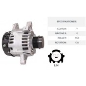 Resim DENSO 12v Alternatör Dinamo 90 A (TEK FİŞ) (LIN) Toyota Aurıs/corolla 2012-2018 