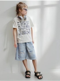 Resim Y2k Kot Bermuda Şo 432159368 Mavi 