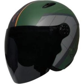 Resim Free-M FREEM FR-601 YARIM KASK SİYAH CAMLI CARGO (L) 
