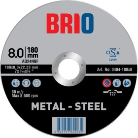 Resim Brio Taşlama Taşı 180X8 10'lu 