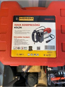 Resim Meşem Hava Kompresör -575 12 Volt Çakmaklık Girişli Kompresör 