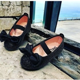 Resim Stella Butik Kız Çocuk Camkırığı Babet Siyah 