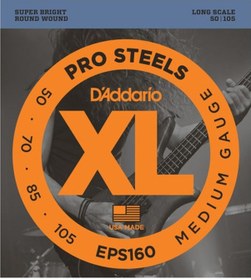 Resim D'addario Eps160 Bas Gitar Tel Seti. Xl. 50-105. Prosteels. Medıu 