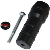 Resim GP Kompozit Honda Dio 2021-2025 Uyumlu Egzoz Koruma Takozu Siyah 