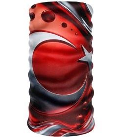 Resim Bebo Store Extreme Outdoor Spor , Motorcu Ve Bisiklet Kullananlara Özel Desenli Buff Boyunluk Bandana Balaklava Bayrak-210 Çok Renkli 