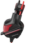Resim Borofone B0101 Kırmızı/siyah Kablolu Gaming Oyuncu Kulaklığı 
