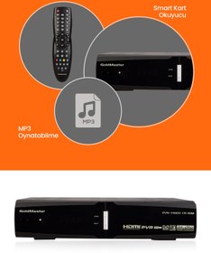 Resim GoldMaster 74900 HDMI Çıkışlı Tüplü TV Uyumlu Scart PVR Kayıt Uydu Alıcısı 