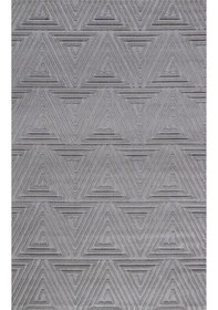 Resim Merinos Halı Launge Serisi 65150 260 Salon Oturma Yatak Odası Halısı Antrasit 