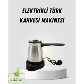 Resim Twin Store 800W Paslanmaz Elektrikli Cezve Gizli Rezistans Ergonomik Kulp 