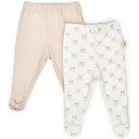 Resim Babycosy Organic Wear Bebek 2li Uzun Kollu Zıbın Body %100 Organik Pamuk , Bebek - Yenidoğan- Csy8141 Ekru 