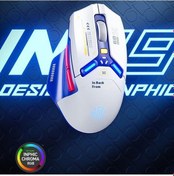 Resim Prestigegoods Inphıc In9 Kablolu Bluetooth 5.0 2.4g Fare Oyun Ofis Dizüstü Bilgisayar Mouse Ergonomik IN9 