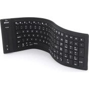 Resim Sunsky Ja-11 108-TUŞLARI Katlanabilir Silikon Bluetooth Klavye (Yurt Dışından) 