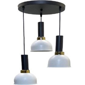 Resim Dylight Siera Retro Metal Dekoratif 3 Lü Modern Rustik 