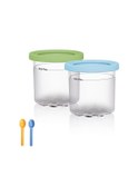Resim Ninja Dondurma Saklama Kapları İçin For 2 Cups Diğer For 4 Cups For 2 Cups+spoon 