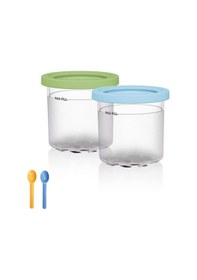 Resim Ninja Dondurma Saklama Kapları İçin For 2 Cups Diğer For 4 Cups For 2 Cups+spoon 