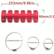 Resim Turcoshop11 Siyah Evrensel Egzoz Boru Koruma Kısa Altın Ejderha Kemiği Isı Korumalı Alüminyum Isı Kalkanı 