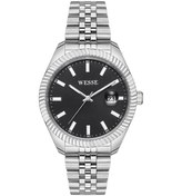 Resim Wesse Wwg208201 Quartz Çelik Gri Siyah Kadran 43 Mm Erkek Kol Saati Gri 