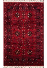 Resim Eko Halı Nostalji 959 Red Özel Tezgah Salon Halısı Kırmızı 