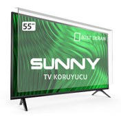 Resim Sunny Uyumlu TRSNLED055410700 TV EKRAN KORUYUCU - Sunny Uyumlu 55" inç Tv Kırıl 