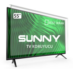 Resim Sunny Uyumlu TRSNLED055410700 TV EKRAN KORUYUCU - Sunny Uyumlu 55" inç Tv Kırıl 