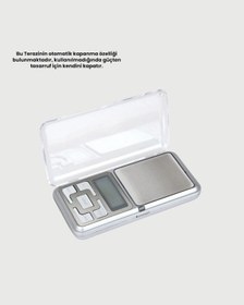 Resim Tek Mavi Işıklı Lcd Ekranlı Hassas Tartı Terazisi Najmaddin Diğer 