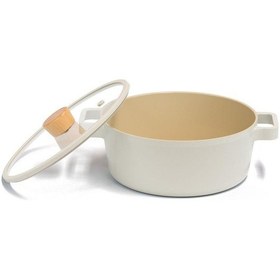 Resim Neoflam Fika Cam Kapaklı Alüminyum Döküm Tencere 24 CM x 10 CM 