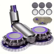 Resim 6 adet for dyson V7 V8 V11 V10 V15 Vakum Temizleyici için Mop Başlığı - Su Tankı Dahil, 6 adet Mop Başlığı, Fırça Başlığı Sadece (Vakum Temizleyici Yok), ABS Malzeme, Zemin Aksesuarı, Vakum Temizleyici Aksesuarları, Şık Tasarım, Dayanıklı Yapı 