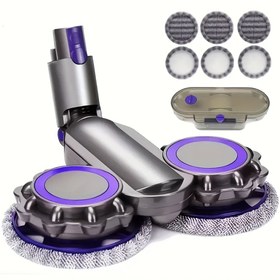Resim 6 adet for dyson V7 V8 V11 V10 V15 Vakum Temizleyici için Mop Başlığı - Su Tankı Dahil, 6 adet Mop Başlığı, Fırça Başlığı Sadece (Vakum Temizleyici Yok), ABS Malzeme, Zemin Aksesuarı, Vakum Temizleyici Aksesuarları, Şık Tasarım, Dayanıklı Yapı 