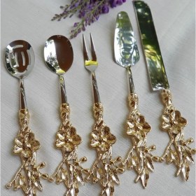 Resim Alya Home Japon Gülü 5’li Servis Seti 