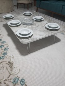 Resim Dikdörtgen Yer Sofrası 70 120 Ahşap 