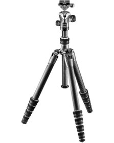 Resim GK1555T-82TQD Karbon Fiber Seyahat tipi Tripod Kit 