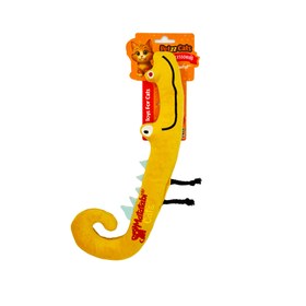 Resim PetzzCats Crody Matatabi ve Çıngırak Sesli Peluş Kedi Oyuncağı Sarı 30x8 Cm 