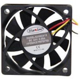 Resim 6Cm Fan 60X60X15 24V Dc 3 Kablo Uçlu 0.08A 