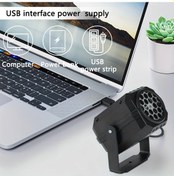 Resim Cloud011 1 Adet Amıll Noel Kar Tanesi Projektör Işığı - Dönen Efektli Usb Led Lamba 