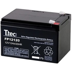 Resim Ttec 12V 12Ah Bakımsız Kuru - Akü 