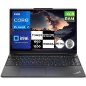 Resim ThinkPad E16 Gen1 i5-1335U 16 GB 256 GB SSD 16" WUXGA Windows 11 Lenovo