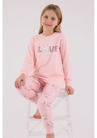 Resim Rolypoly Kız Çocuk Pembe Pijama Takımı Rp3703-c-v2 Pembe 